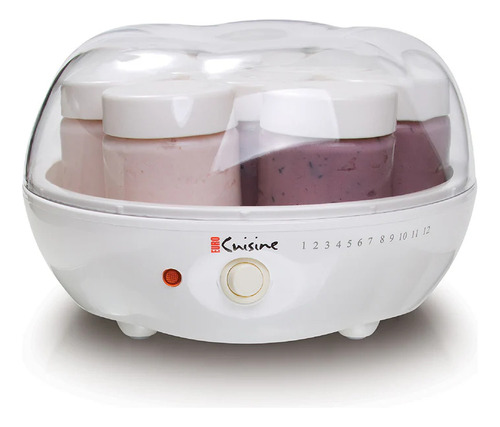 Maquina Para Hacer Yogurt Casero Yogurtera Euro Cuisine Ym80 Color White 110V