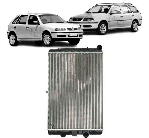 Radiador Volkswagen Gol Parati 1.0 G2 G3 G4 Mi Power At