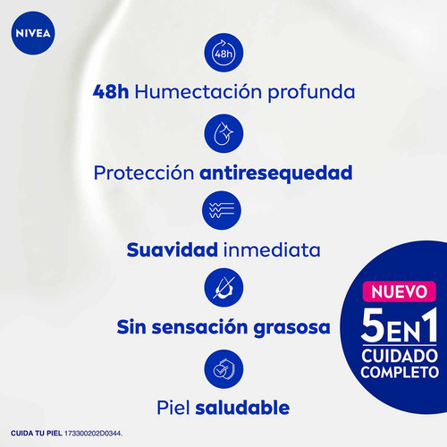 Crema Corporal Humectante Nivea Soft Milk Para Piel Seca