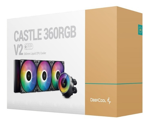 Imagen 9 de 10 de Cpu Watercooling Deepcool Castle 360rgb V2 Argb 360mm