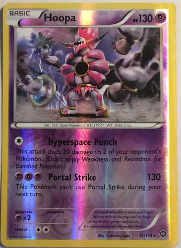 Cartas Pokemon Hoopa Reverse Holo