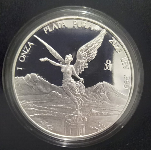 Onza De Plata Libertad 2023 Proof Acabado Espejo.