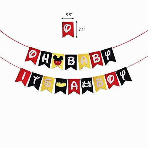 Mickey Mouse Baby Shower Decoraciones Para Niño, Mickey Mous