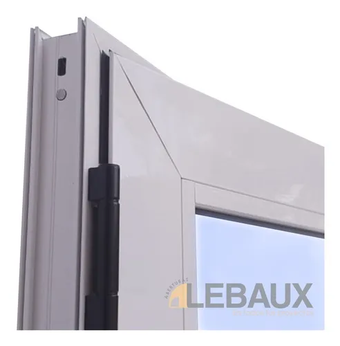 Puerta Doble Modena 180x200 Vidrio Entero 4mm Lebaux
