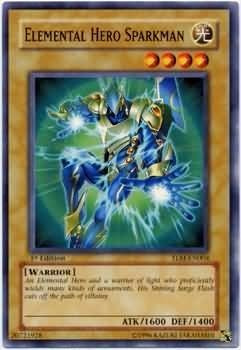 Elemental Hero Héroe Elemental Sparkman Común Yugioh