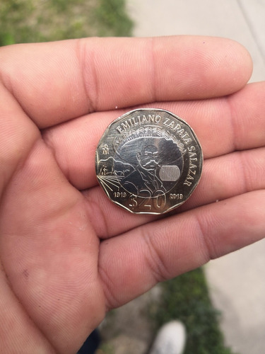 Moneda Conmemorativa De 20 Pesos De Emiliano Zapata