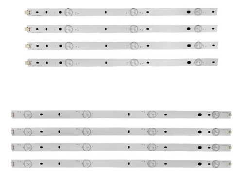 Tiras De Led De Reposição Para Tv Chipsce 8