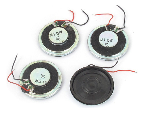 Altavoz De Imán Interno Redondo 1w 8 Ohm 28mm Od 4 Pieza