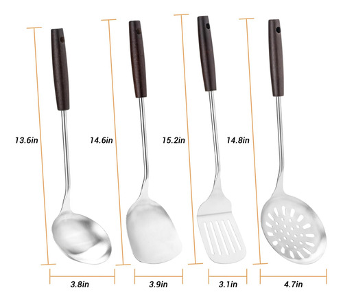 Utensilios De Cocina Fjnatinh - Espátula, Cucharón, Cuchara