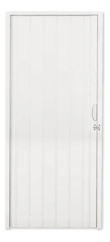 Puerta Plegable Pvc Blanco Nieve 0.80 X 2.10m