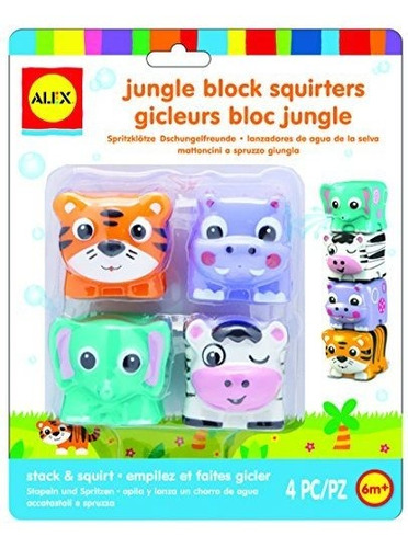 Juguete De Bañera Alex Toys Farm Friends Block Squirters