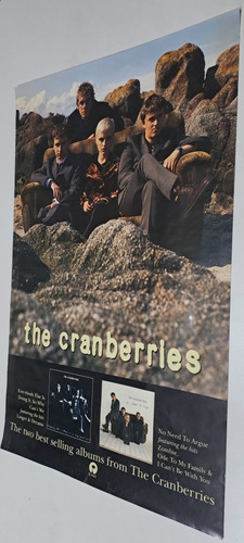 The Cranberries / Afiche Original Island Récords Ltd Promo (Usado)