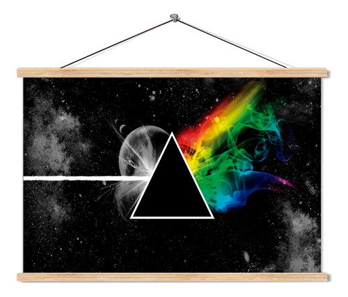 Pergamino Poster De Papel Fotográfico Pink Floyd Dar 60x90cm