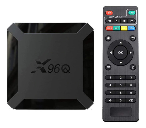 Caja De Tv, Android 10 X96q 4k 2.4g Wifi Allwinner H313 Quad Core Smart Tv Box Reproductor De Medios 16gb X96 con MAGIS TV INSTALADO