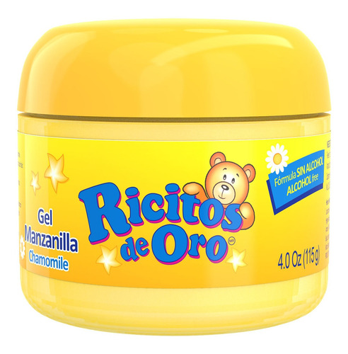 Gel Para Cabello Grisi Ricitos De Oro Manzanilla 115g