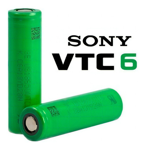 2 Bateria Sony 18650 Vtc6 3000mah 30a Original