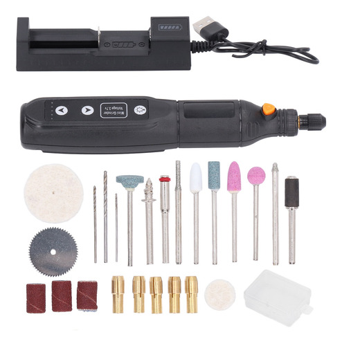 Mini Taladro Eléctrico De 3,7 V, Multifuncional, Con Carga U