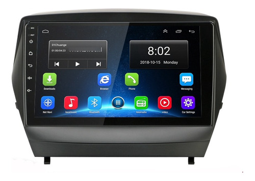 Rádio Android 10.1 Hyundai Tucson I35 Wifi Grátis Câmera R