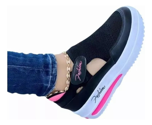 Zapatos De Plataforma Casuales Transpirables Para Mujer