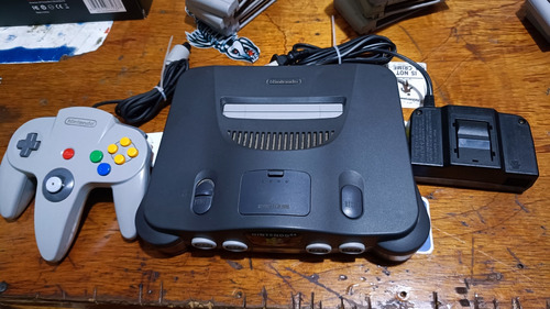 N64 Con Juego Paper Mario Consola Videojuegos 