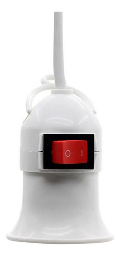 Mz Portalámparas E27 Con Cable De Alimentación De 5m Para