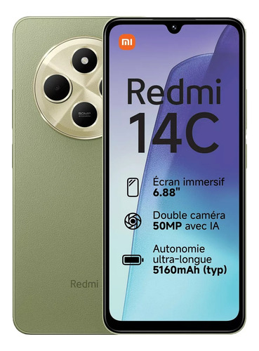 Teléfono Celular Xiaomi Redmi 14c 256+8gb 4g