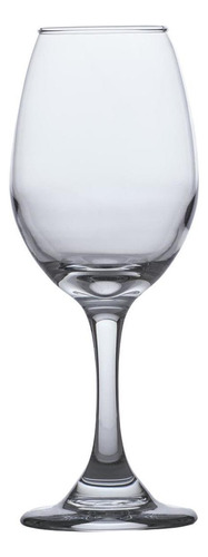 Conjunto 5 Taças De Vidro 318ml Vinho Tinto Água Cristal