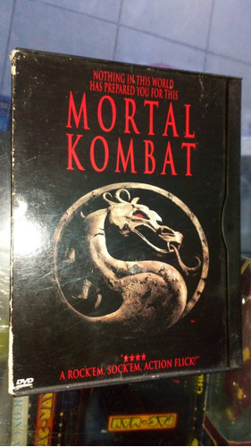 Dvd Vintage Mortal Kombat Película Primer Edición Doble Lado