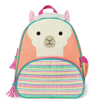 Comprar Mochila infantil Zoo Lhama, diseño de tela lisa color agua Skip Hop