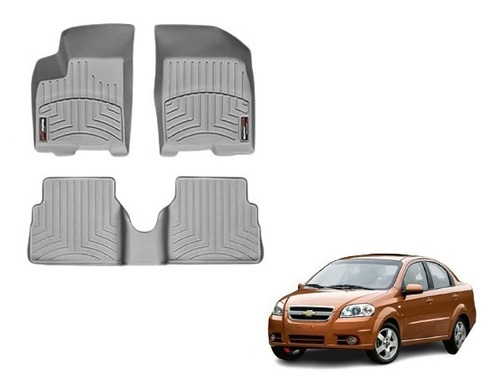 Alfombras Weather Tech Chevrolet Aveo (gris) 2005-2011