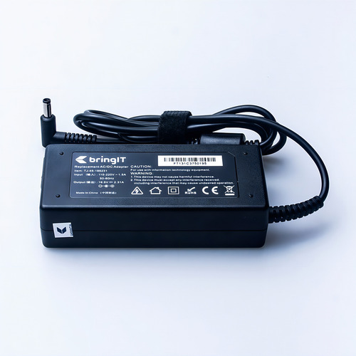 Fonte P/ Notebook Hp Stream 11-d013tu 19.5v Marca Bringit Cor Preto