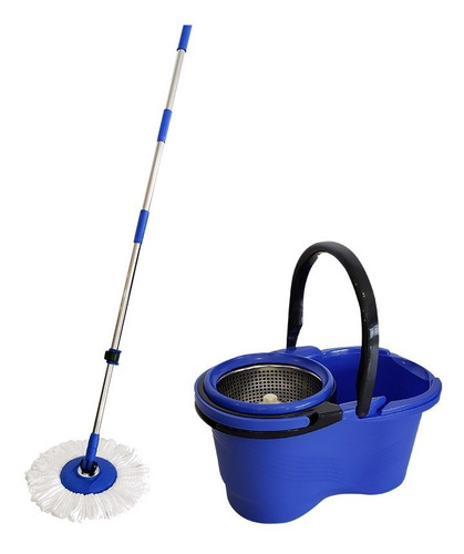 Imagem 2 de 8 de Mop Esfregão Pro Balde Com Centrifuga 380898 Perfect