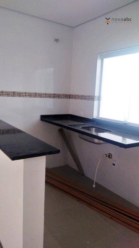 Apartamento Com 2 Dormitórios À Venda, 57 M² Por R$ 345.000 - Vila Pires - Santo André/sp - Ap1205