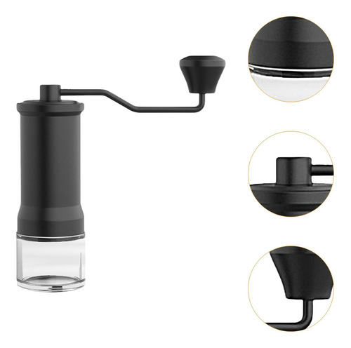 Molinillo De Café Manual De Acero Inoxidable Con Rebabas Y