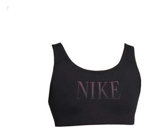 Top Nike Dama W Nk Df Swsh Scp Bk Gx Bra