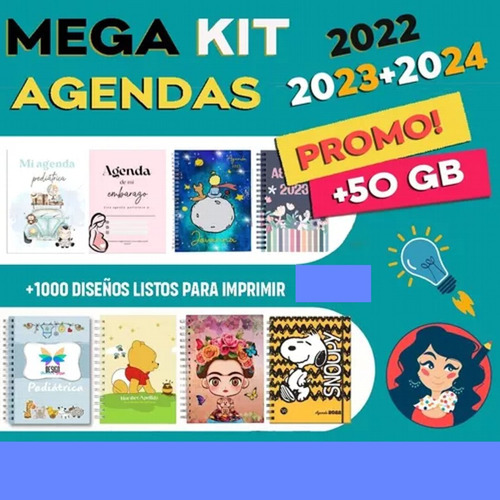 Mega Pack Agendas 2023 - 2024 + Regalos!