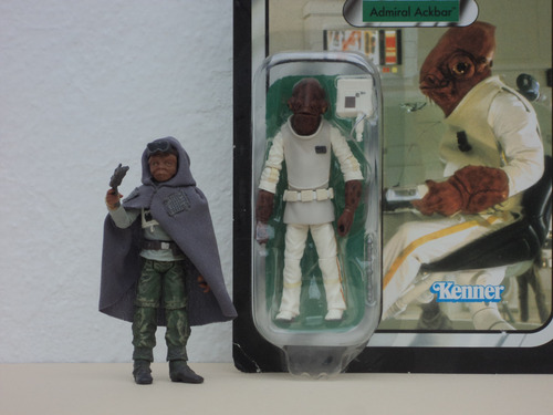 Star Wars Panno Prune Face + Admiral Ackbar (Usado)