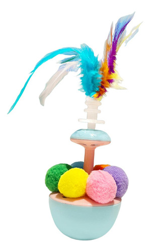 Juguete Interactivo Para Gatos Con Forma De Vaso De Plumas,