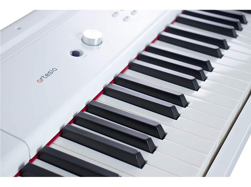 Piano Digital Artesia Pa88h White Color Blanco