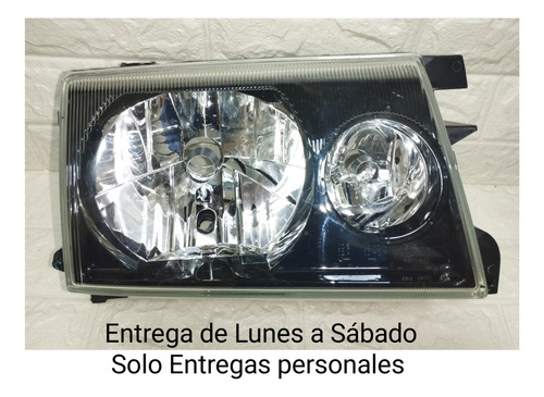 Faro Derecho Nissan Terrano 1ed964210-34 Fondo Negro