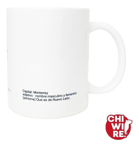 Imagen 3 de 3 de Taza Regalo Decorada Sublimacion Nuevo Leon Chiwire