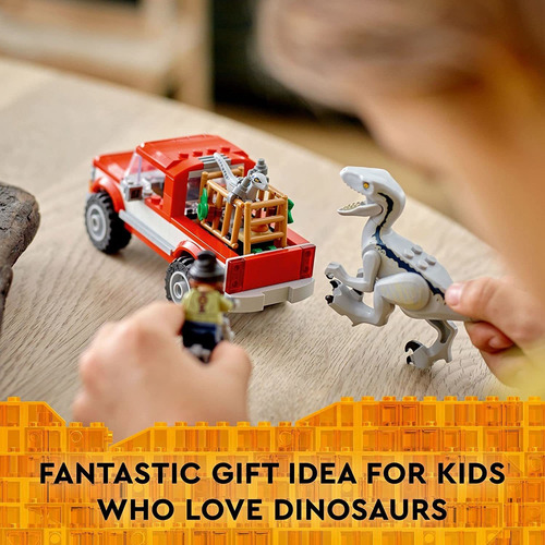 Lego 76946 Captura Dos Velociraptors Blue E Beta 181 Pcs