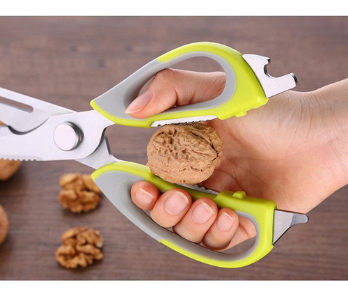 Imagen 3 de 10 de Tijeras De Cocina Para Cocinar Carne De Pollo, Acero