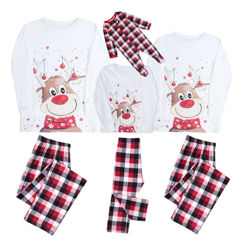 Conjuntos De Pijama Para Familia, Navidad, Adultos Y Niños