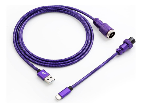 Gunbjo Pro 304 Cable Usb C Recto Acero Inoxidable Teclado A