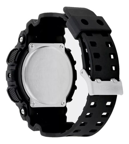 Reloj Casio G-shock Worldtime Original Hombre Time Square Color de la correa Negro Color del bisel Negro Color del fondo Negro