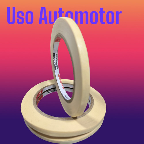 Cinta De Papel Automotor 6mm X 50mt Pack 5 Rollos- Rapifix