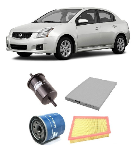 Kit Filtros Nissan Sentra 2.0 S Sl Se Sr 2009/2013