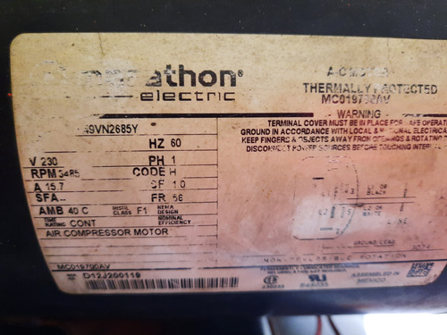 Compresor De Aire 3hp Con Su Purificador De Aire (Usado)