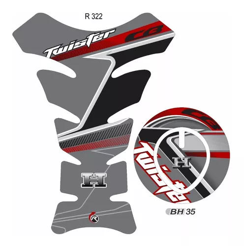 Kit Adesivo Resinado P/ Moto CBX 250 Twister 2003 a 2008